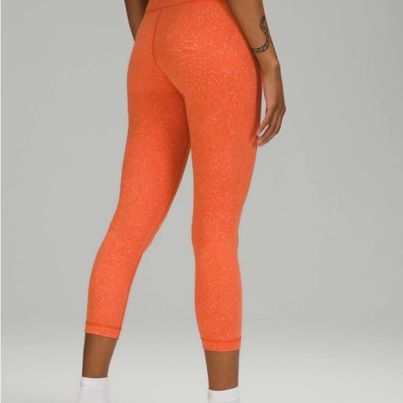 Lululemon Wunder Train High-Rise Crop 23"
Crunch Warm Coral Size 18 - Picture 2 of 12